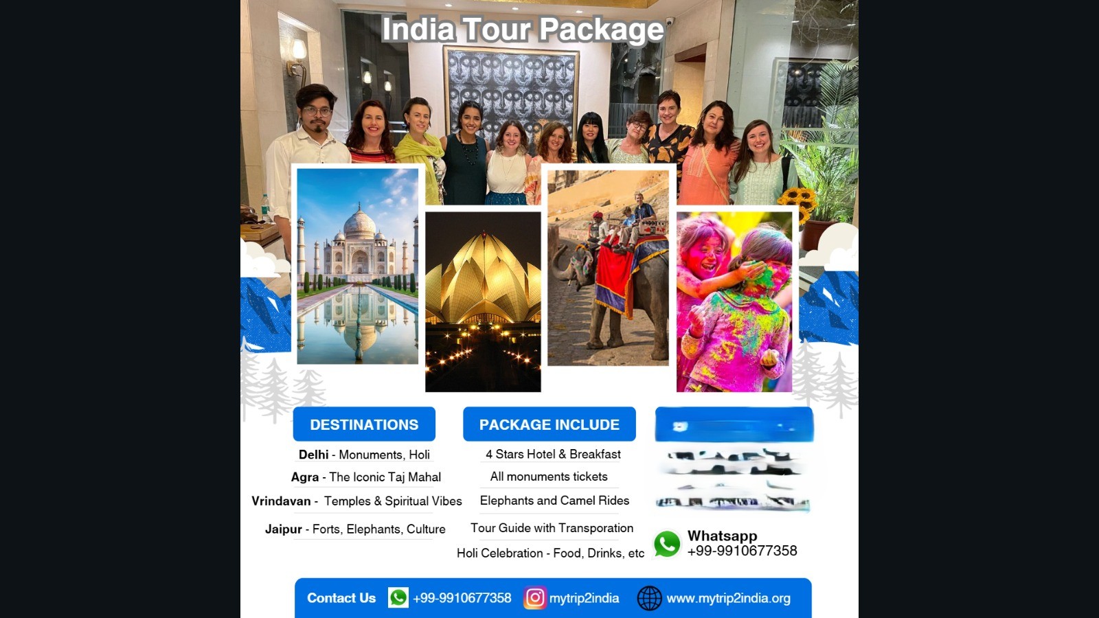 10-Day tour of India